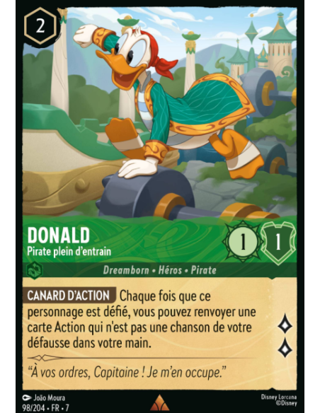 S7 - 098/204 - Donald - Pirate Plein d'Entrain