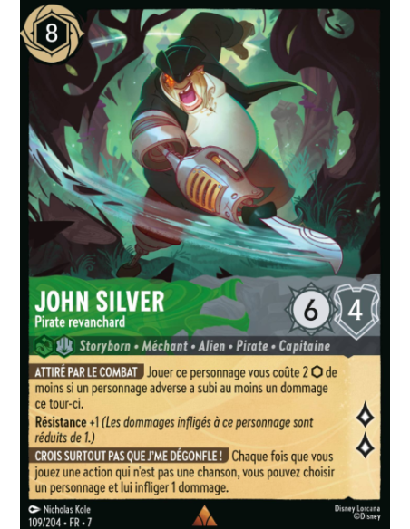S7 - 109/204 - John Silver - Pirate Revanchard