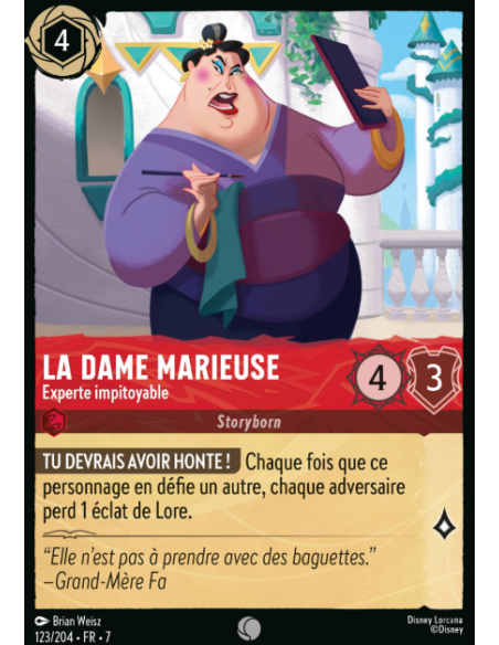 S7 - 123/204 - La Dame Marieuse - Experte Impitoyable