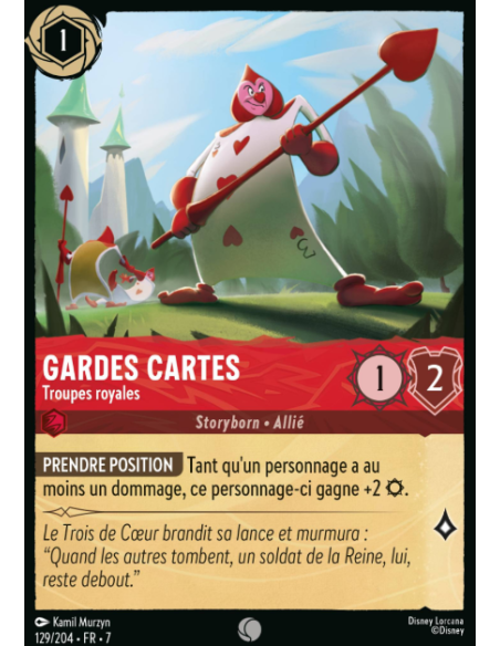 S7 - 129/204 - Gardes Cartes - Troupes Royales