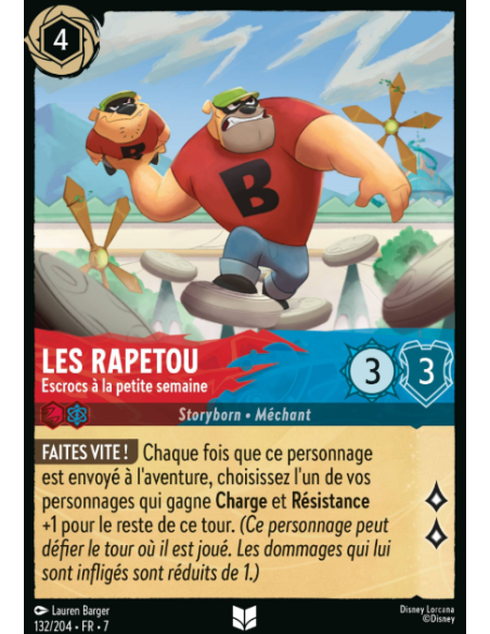 S7 - 132/204 - Les Rapetou - Escrocs à La Petite Semaine