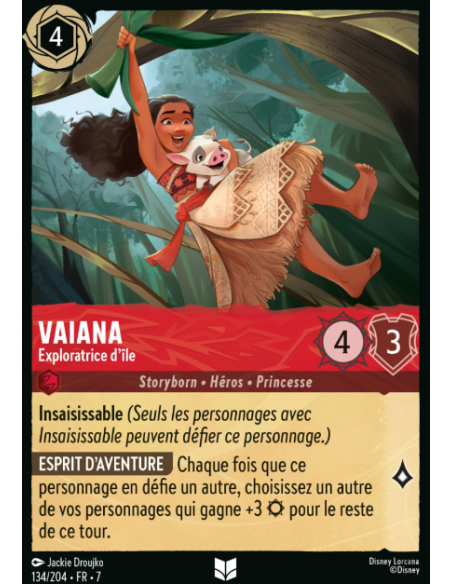S7 - 134/204 - Vaiana - Exploratrice d'Île