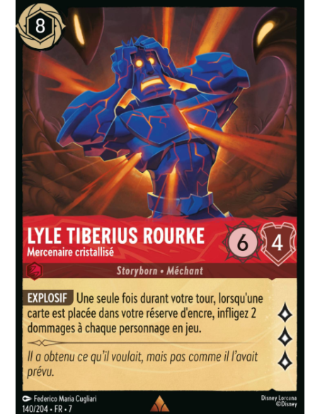 S7 - 140/204 - Lyle Tiberius Rourke - Mercenaire Cristallisé