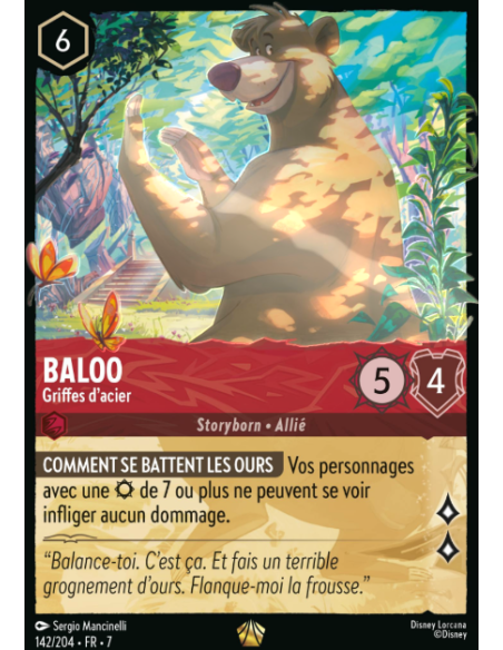 S7 - 142/204 - Baloo - Griffes d'Acier
