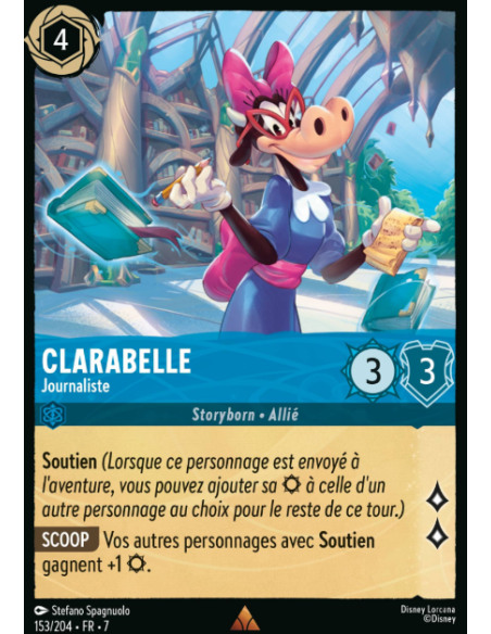 S7 - 153/204 - Clarabelle - Journaliste