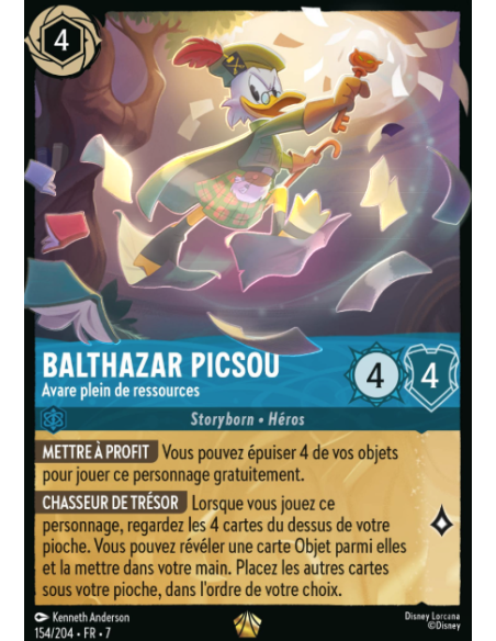S7 - 154/204 - Balthazar Picsou - Avare Plein de Ressources