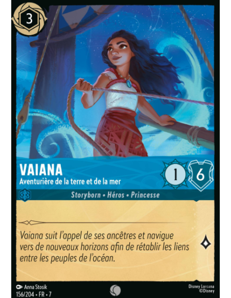 S7 - 156/204 - Vaiana - Aventurière de la Terre et de la Mer