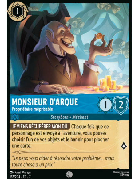 S7 - 157/204 - Monsieur d'Arque - Propriétaire Méprisable