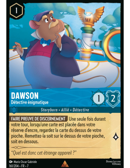 S7 - 161/204 - Dawson - Détective Enigmatique