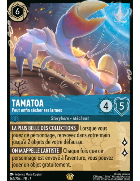 S7 - 162/204 - Tamatoa - Peut enfin sécher ses larmes