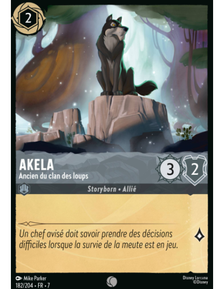 S7 - 182/204 - Akela - Ancien du Clan des Loups
