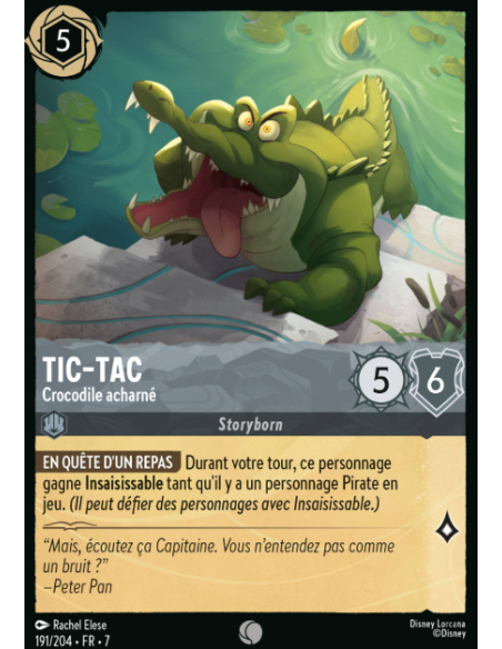 S7 - 191/204 - Tic-Tac - Crocodile Acharné
