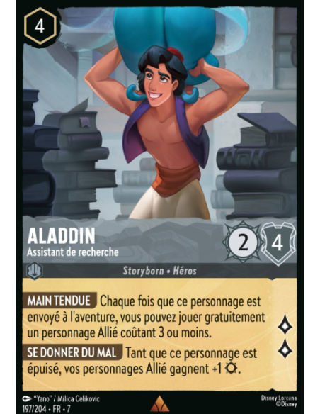 S7 - 197/204 - Aladdin - Assistant de Recherche