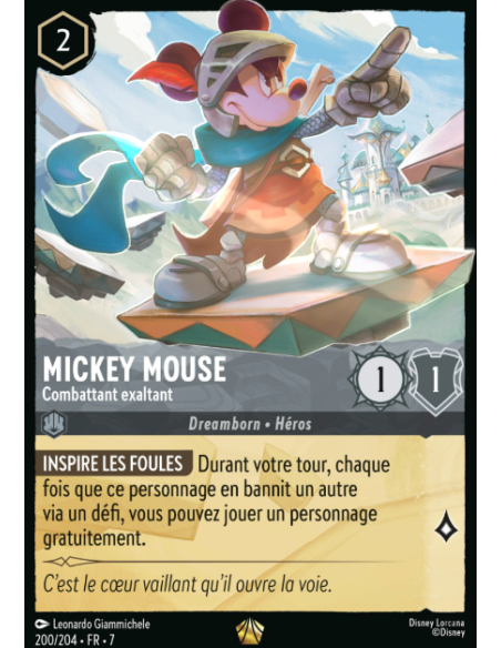 S7 - 200/204 - Mickey Mouse - Combattant Exaltant