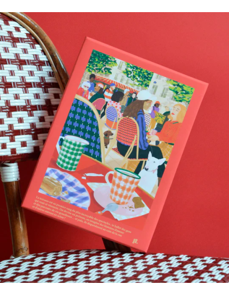 Regarder les gens - Puzzle 1000 pièces - Visuel du dos de la boîte du puzzle