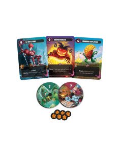 Mindbug : Bataille de Fruits Royale - Duel 2 joueurs Jeu de société monstre controle reflexion visuel de la boite 2