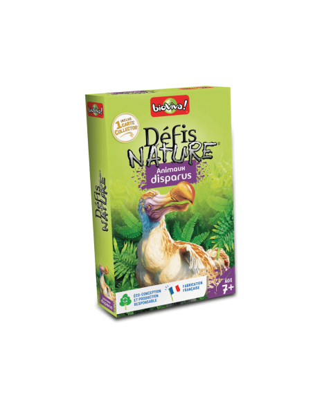 Défis Nature : Animaux Disparus - visuel de la boîte
