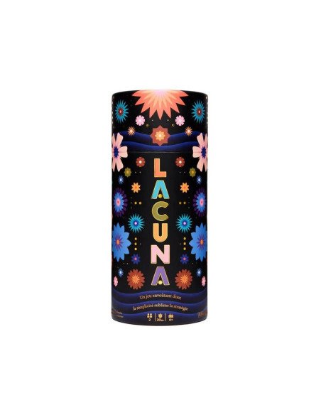 Lacuna, jeux de société, placement, fleur, boite, tube