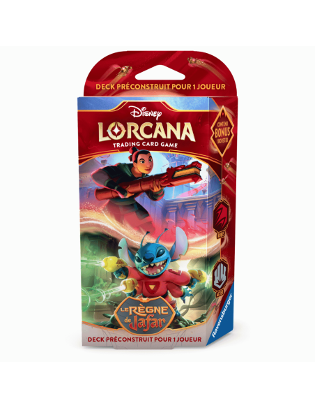 Disney Lorcana : Deck de Démarrage Mulan / Stitch – Set 8 Le Règne de Jafar