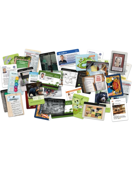 Dossiers criminels pocket - Qui a tué Meredith - Materiel du jeu