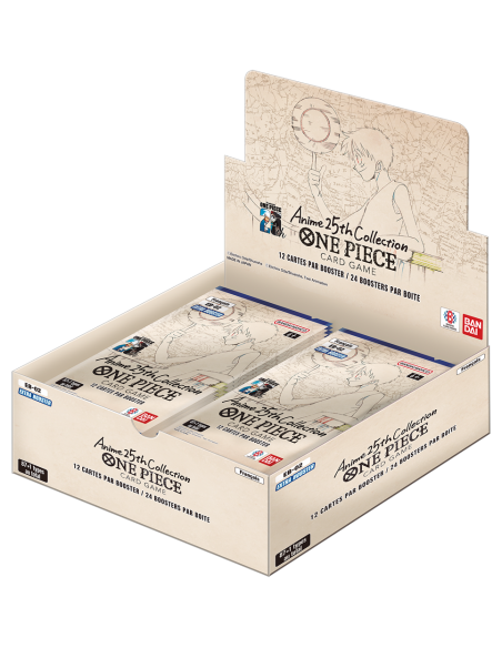 One Piece EB02 : Display 24 Boosters Anime 25th Collection FR