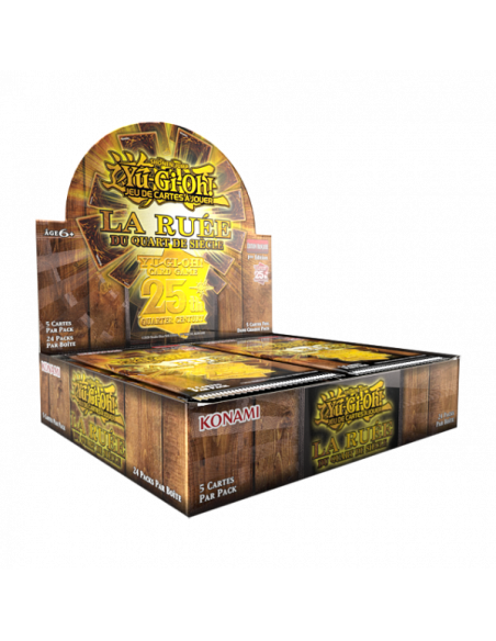 YU-GI-OH! : Display 24 Boosters La Ruée du Quart de Siècle - visuel de la boîte