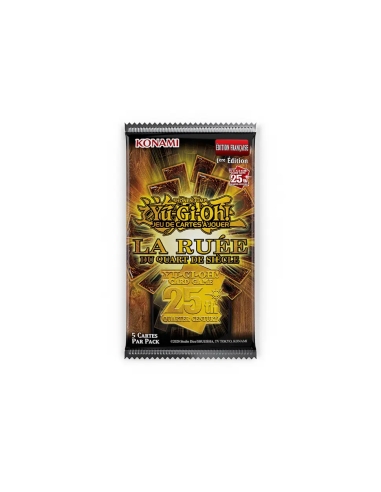 YU-GI-OH! : Booster La Ruée du Quart de Siècle - visuel du booster