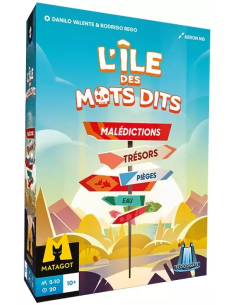L'île des mots dits - Jeu de société - Couverture de la boite de jeu