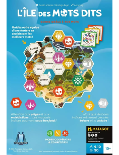 L'île des mots dits - Jeu de société - Couverture de la boite de jeu 2