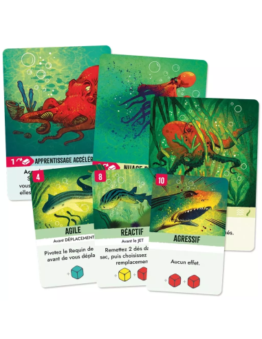 Kelp JEU DE SOCIété 2 joueurs duel affrontement asymétrique combat deck bulding bag png jpeg