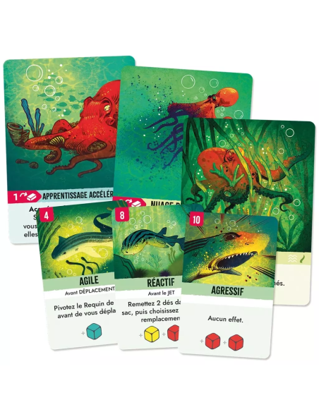 Kelp JEU DE SOCIété 2 joueurs duel affrontement asymétrique combat deck bulding bag png jpeg