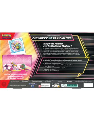Pokémon : Coffret Premium Ampibidou-ex de Mashynn