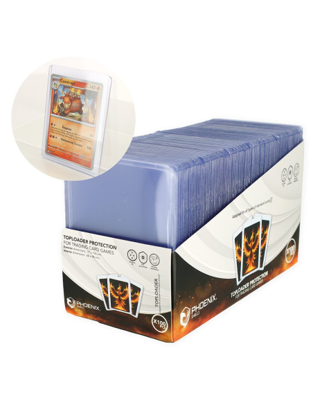 Phoenix Shield – 100 Toploaders 35PT – Accessoires JCC