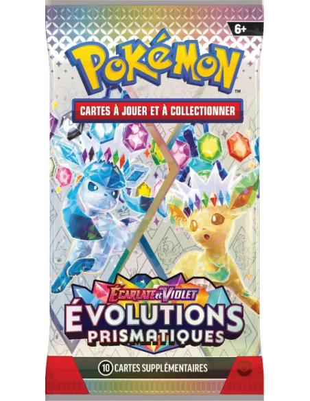 Booster Pokémon Evolutions prismatiques EV8.5 – Booster à l’unité