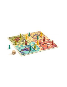 Petits chevaux - Ludo - jeu de société - visuel de la boîte 2