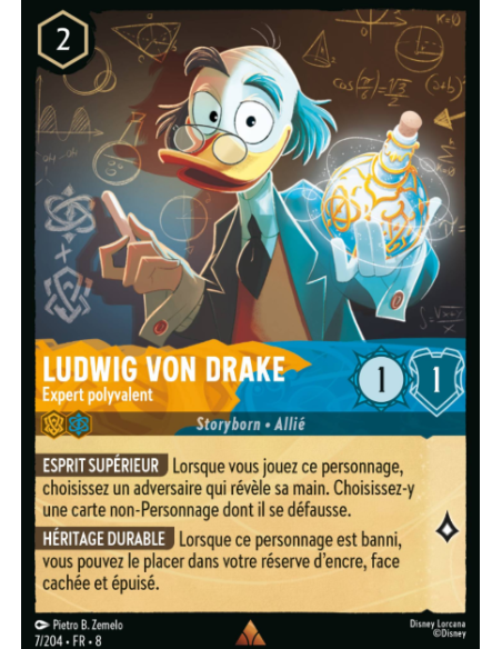 S8 - 007/204 - Ludwig Von Drake - Expert polyvalent
