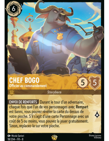 S8 - 018/204 - Chef Bogo - Officier au commandement