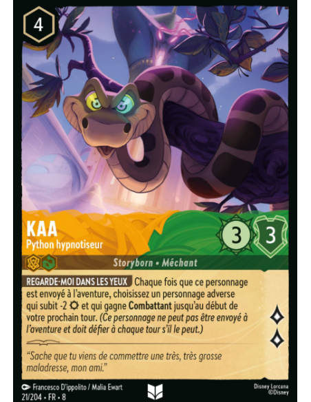 S8 - 021/204 - Kaa - Python hypnotiseur