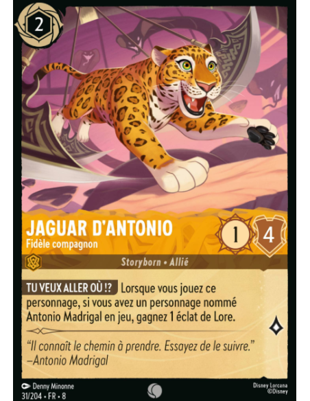 S8 - 031/204 - Jaguar d'Antonio - Fidèle compagnon