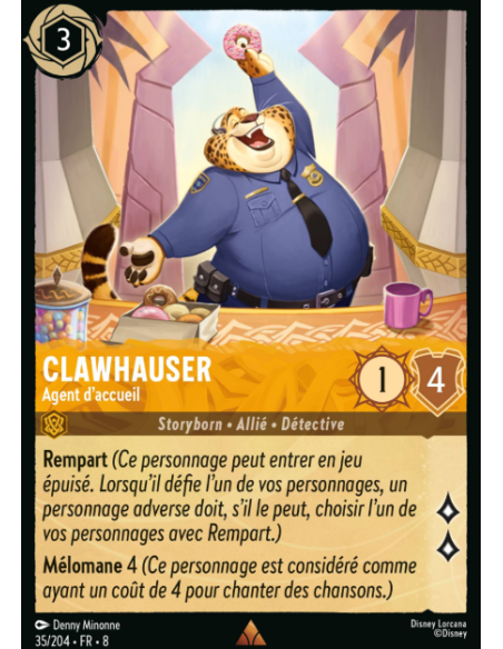 S8 - 035/204 - Clawhauser - Agent d'accueil