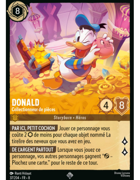 S8 - 037/204 - Donald - Collectionneur de pièces