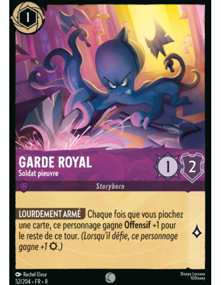 S8 - 052/204 - Garde royal - Soldat pieuvre