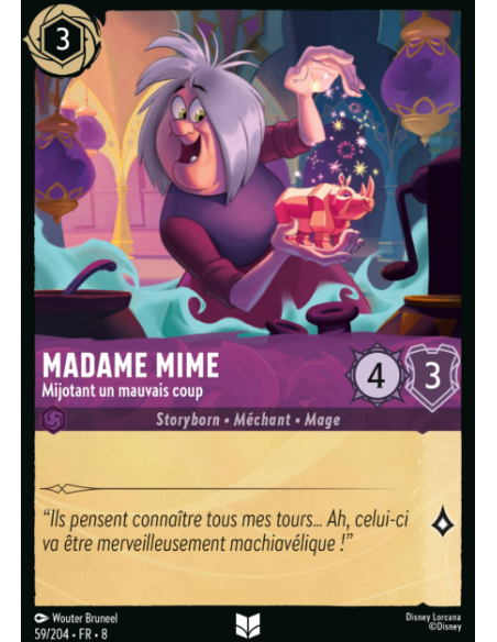 S8 - 059/204 - Madame Mime - Mijotant un mauvais coup