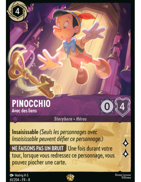 S8 - 061/204 - Pinocchio - Avec des liens
