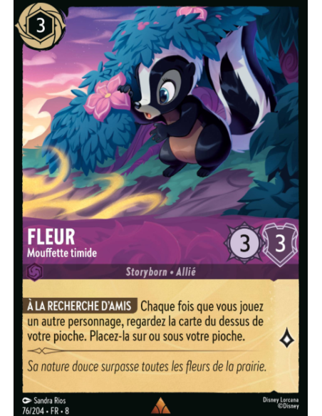 S8 - 076/204 - Fleur - Mouffette timide