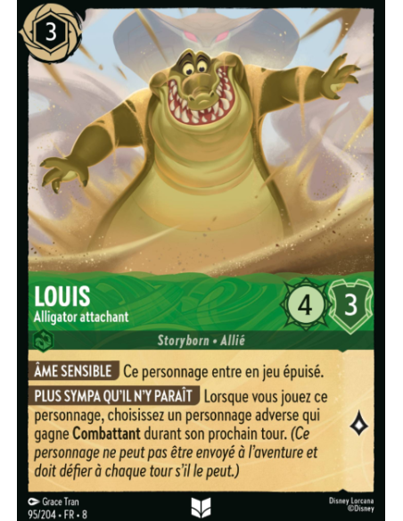 S8 - 095/204 - Louis - Alligator attachant