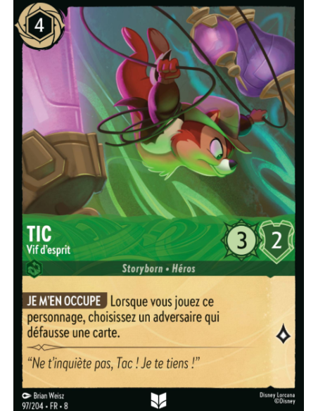 S8 - 097/204 - Tic - Vif d'esprit