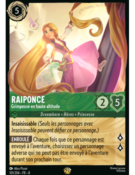 S8 - 101/204 - Raiponce - Grimpeuse en haute altitude