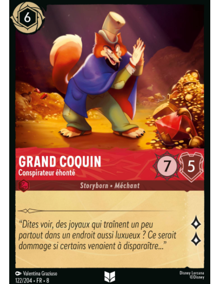 S8 - 122/204 - Grand coquin - Conspirateur éhonté