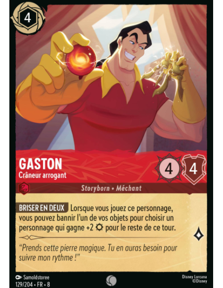S8 - 129/204 - Gaston - Crâneur arrogant